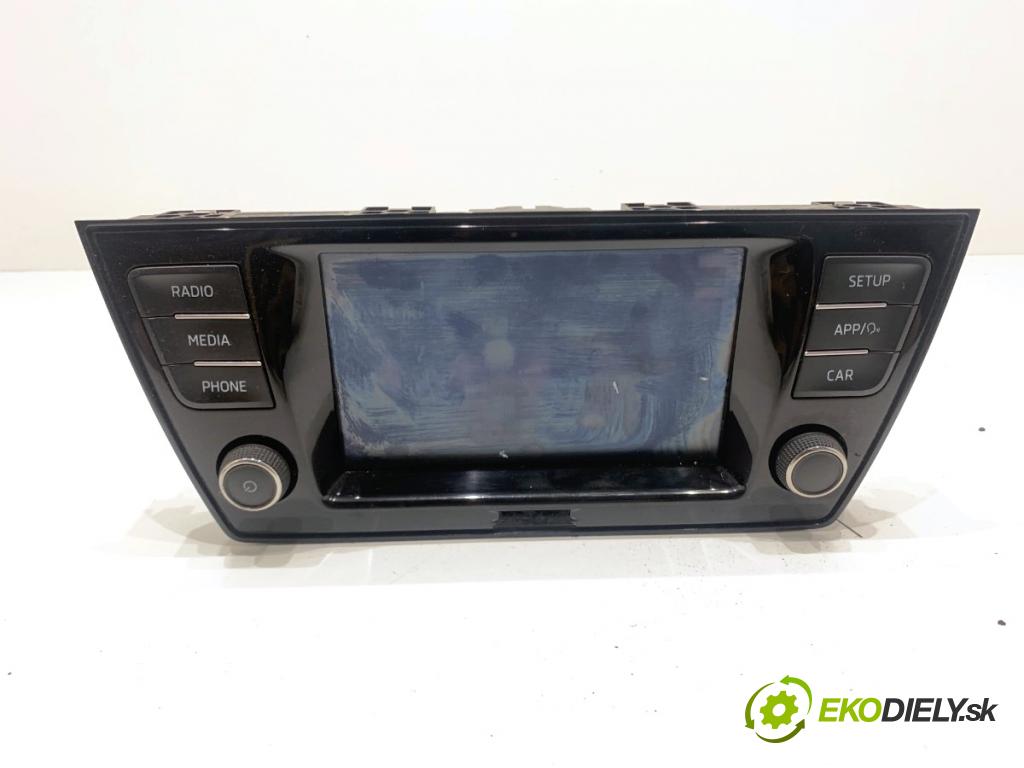 SKODA FABIA III liftback 2018 55 kW 1.0 999 RADIO 6V0035871J (Audio zariadenie)