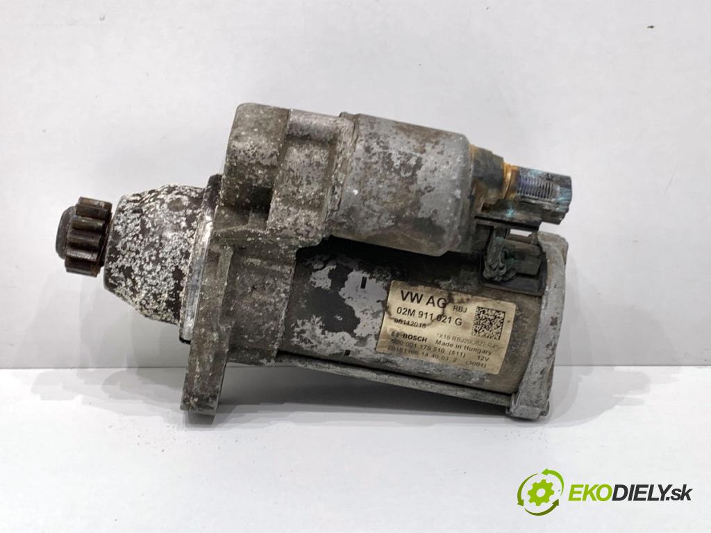 SKODA FABIA III liftback 2018 55 kW 1.0 999 startér 02M911021G (Startér)