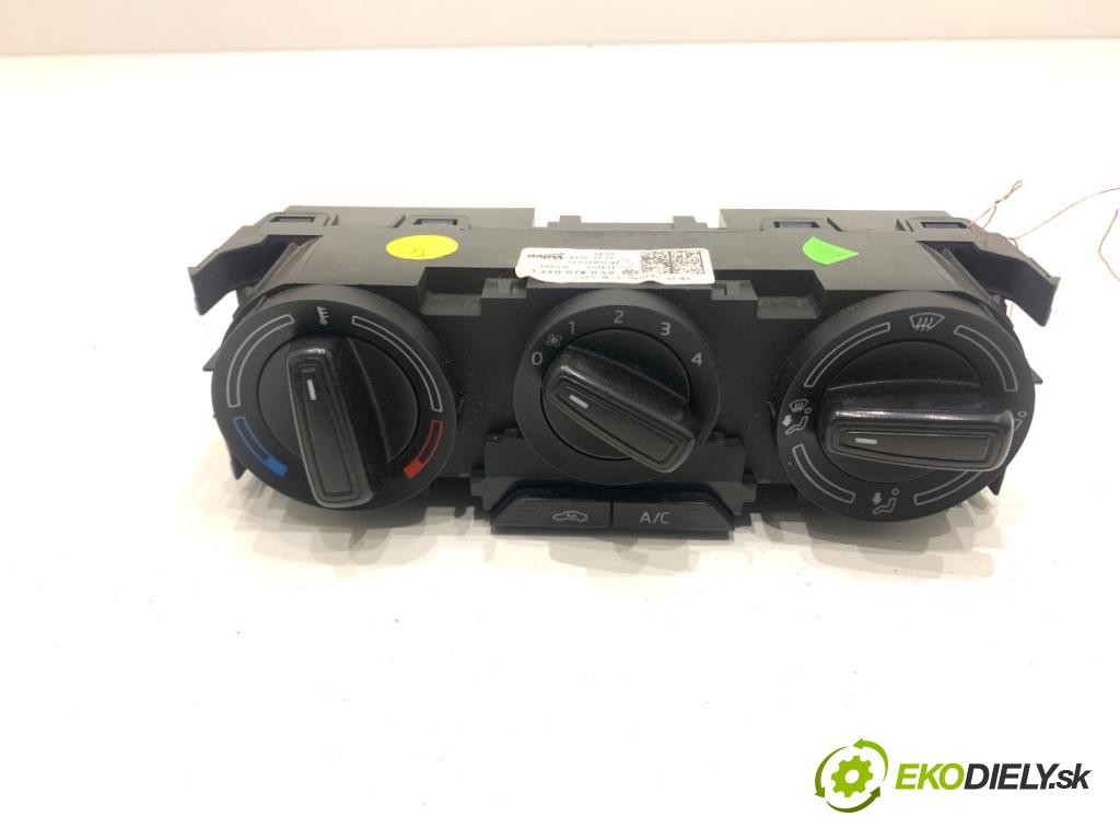 SKODA FABIA III liftback 2018 55 kW 1.0 999 Panel ovládania kúrenia 6V0820045C (Prepínacie páčky pod volantom)