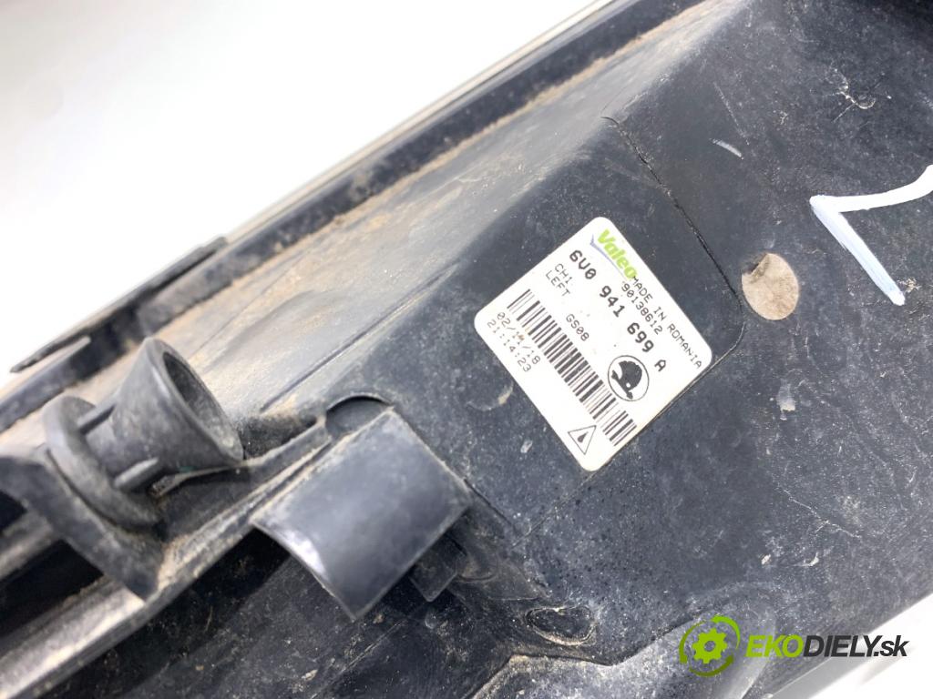 SKODA FABIA III liftback 2018 55 kW 1.0 999 hmlové svetlo, hmlovka levý přední část 6V0941699A