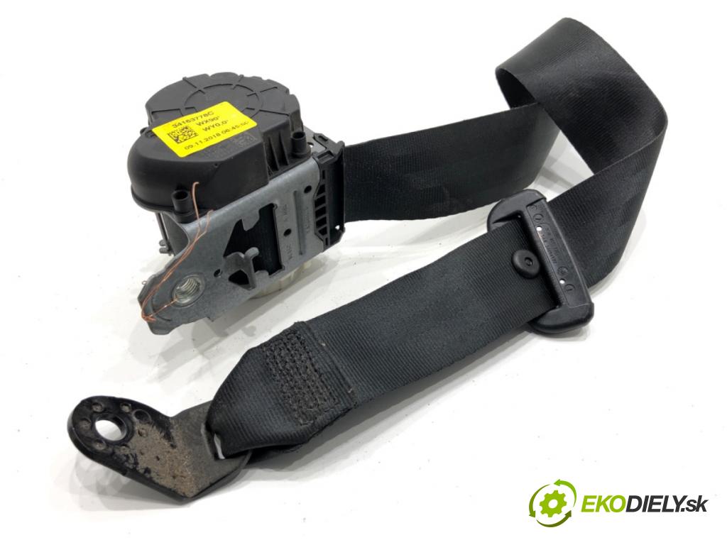 SKODA FABIA III liftback 2018 55 kW 1.0 999 Držiak BEZPEČNOSŤ pravy zad 34163778C