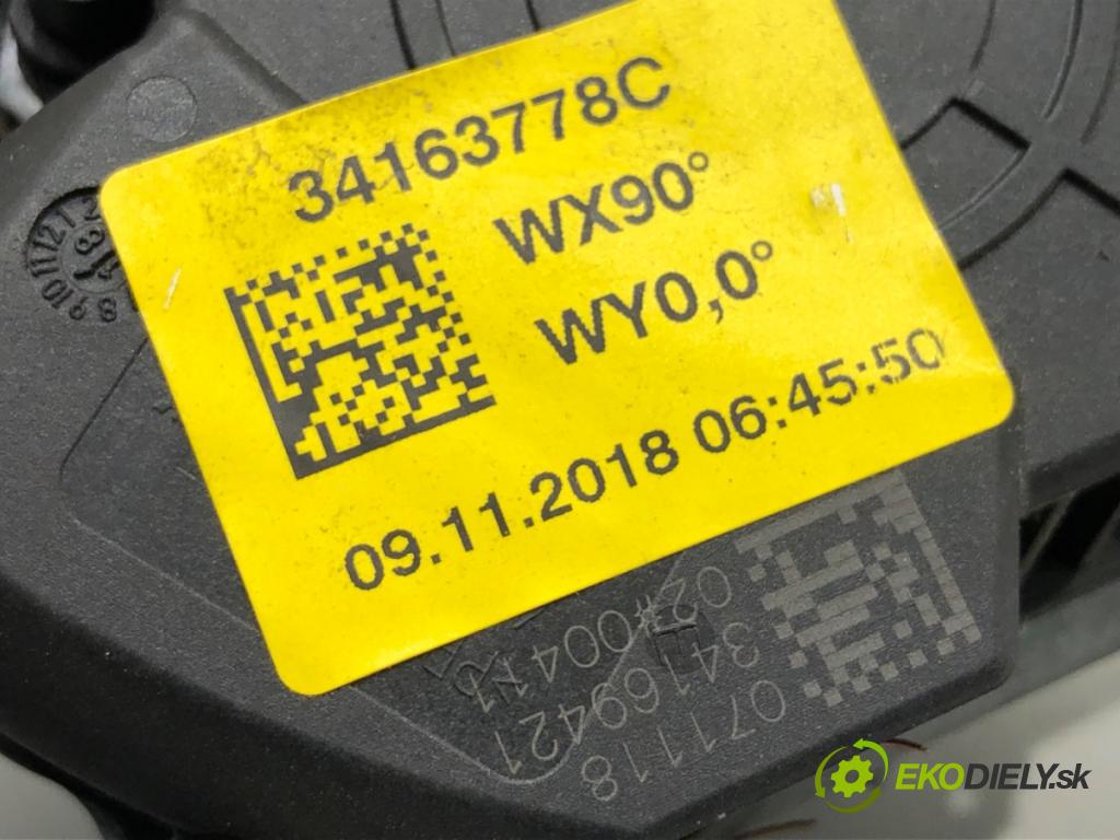 SKODA FABIA III liftback 2018 55 kW 1.0 999 Držiak BEZPEČNOSŤ pravy zad 34163778C