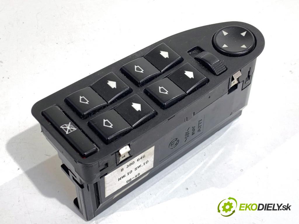 BMW E39 sedan 2000 110 kW 520 i 1990 Prepínač okien 8380646 (Prepínacie páčky pod volantom)