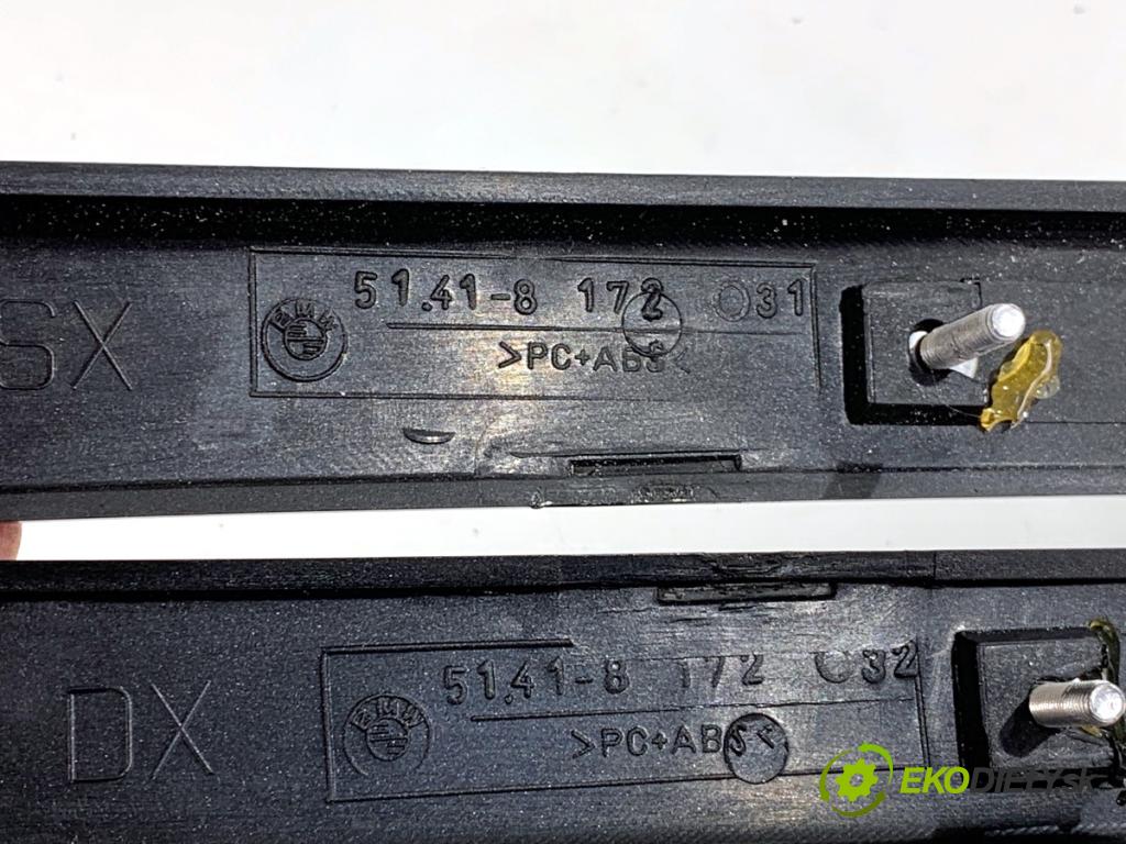 BMW E39 sedan 2000 110 kW 520 i 1990 lišty kryt 8256297 8184159 (Lišta)