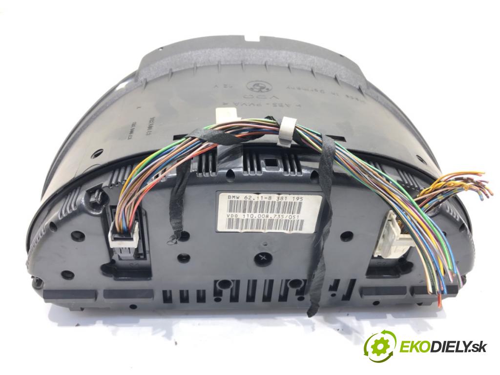 BMW E39 sedan 2000 110 kW 520 i 1990 Prístrojovka 8381195 (Prístrojová doska)