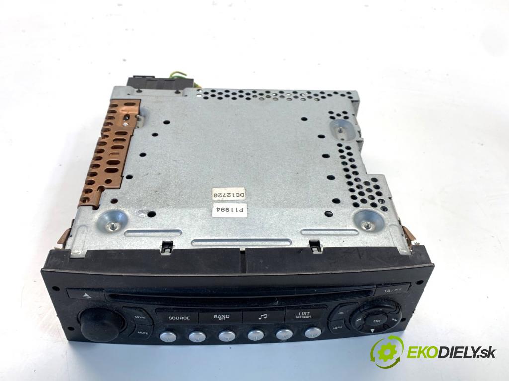 CITROEN C4 PICASSO I nadwozie wielkoprzestrzenne (MPV) 2007 82 kW 1.6 HDi 110 1560 RADIO  (Audio zařízení)