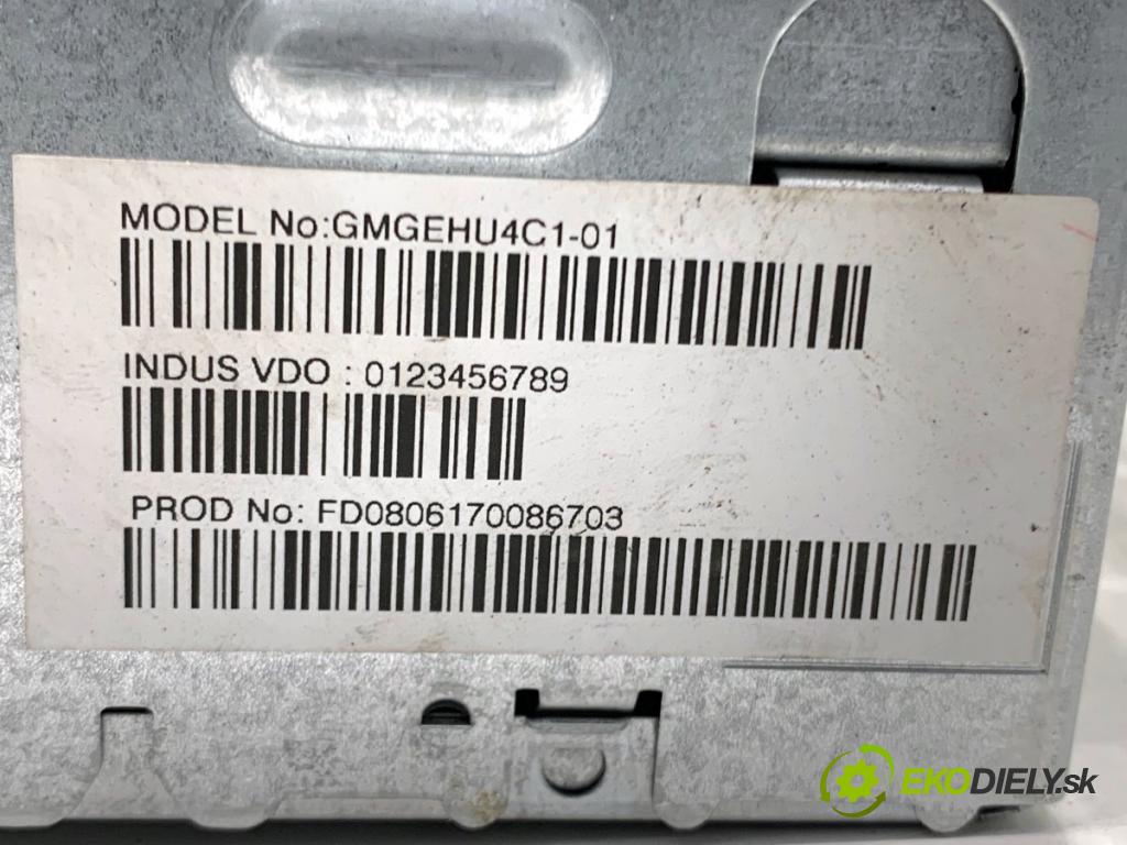 OPEL ZAFIRA B nadwozie wielkoprzestrzenne (MPV) 2006 103 kW 1.8 (M75) 1796 RADIO 13188465 (Audio zariadenie)