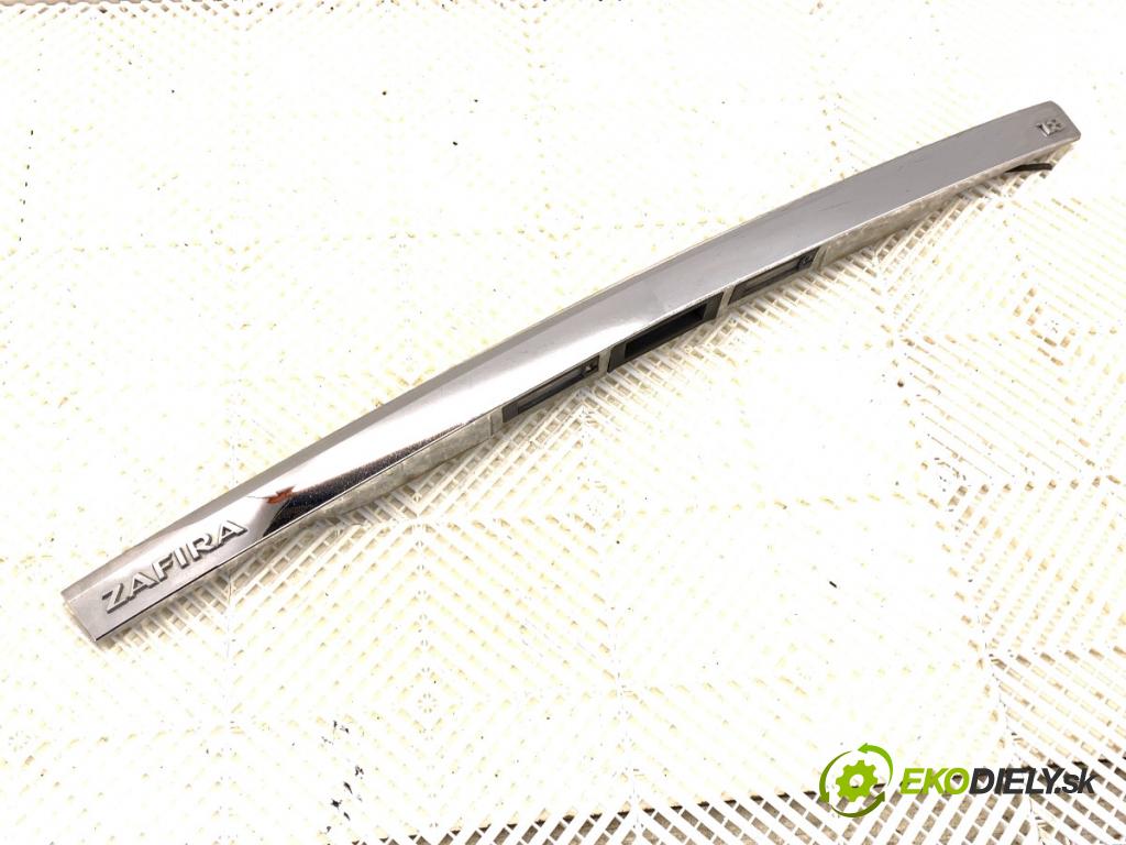OPEL ZAFIRA B nadwozie wielkoprzestrzenne (MPV) 2006 103 kW 1.8 (M75) 1796 lišta dveří zadní část 