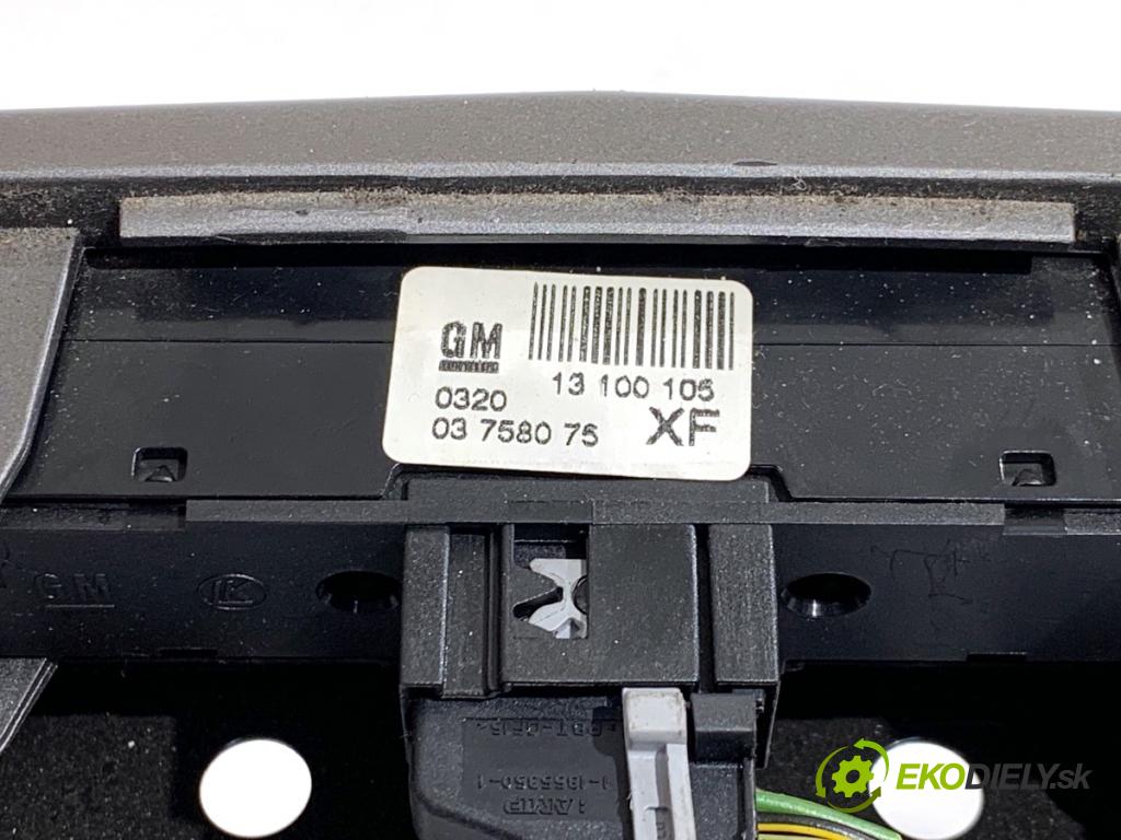 OPEL ZAFIRA B nadwozie wielkoprzestrzenne (MPV) 2006 103 kW 1.8 (M75) 1796 mří topení přední část střední 13144402