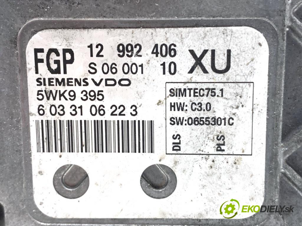OPEL ZAFIRA B nadwozie wielkoprzestrzenne (MPV) 2006 103 kW 1.8 (M75) 1796 riadiaca jednotka Motor 12992406 (Riadiaca jednotka)