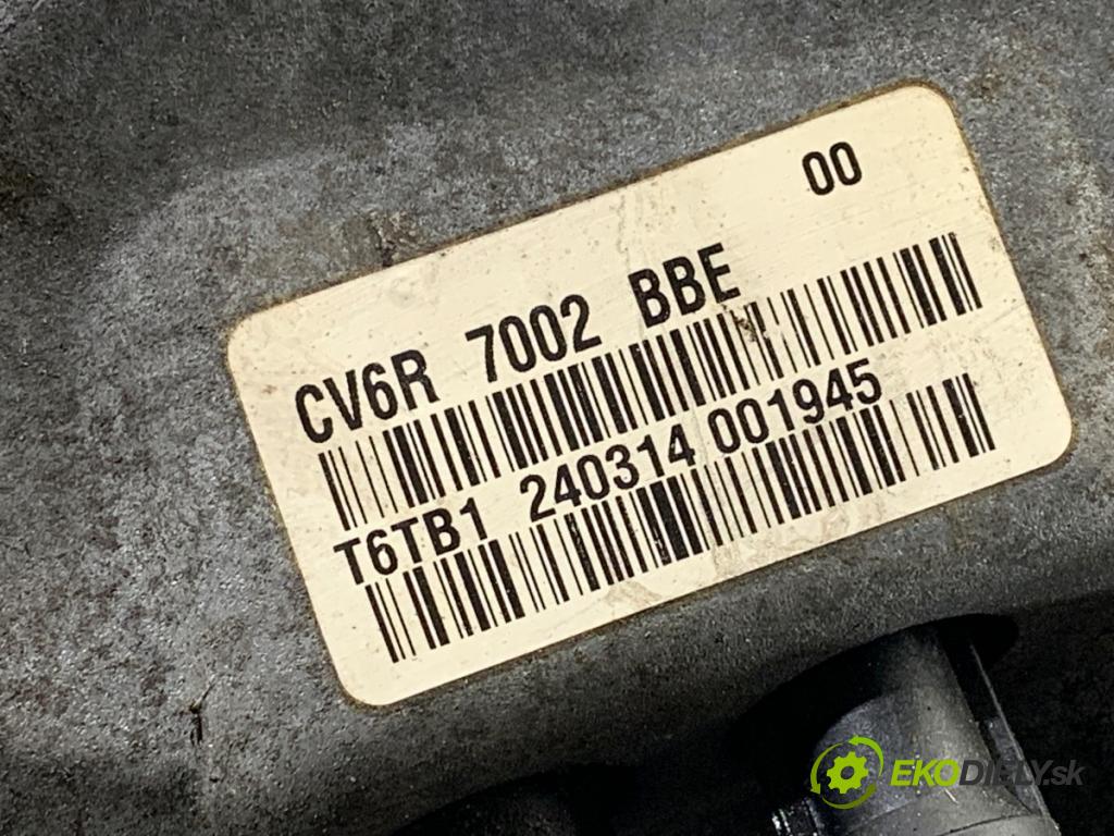FORD FOCUS III liftback 2014 74 kW 1.0 EcoBoost 998 převodovka CV6R7002BBE (Převodovka)