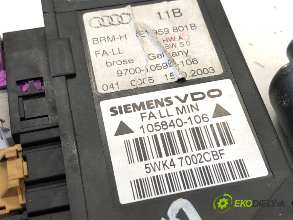 AUDI A4 B6 Kombi 2003 74 kW 1.9 TDI 1896 motor sťahovaní okna levý přední část 8E1959801B