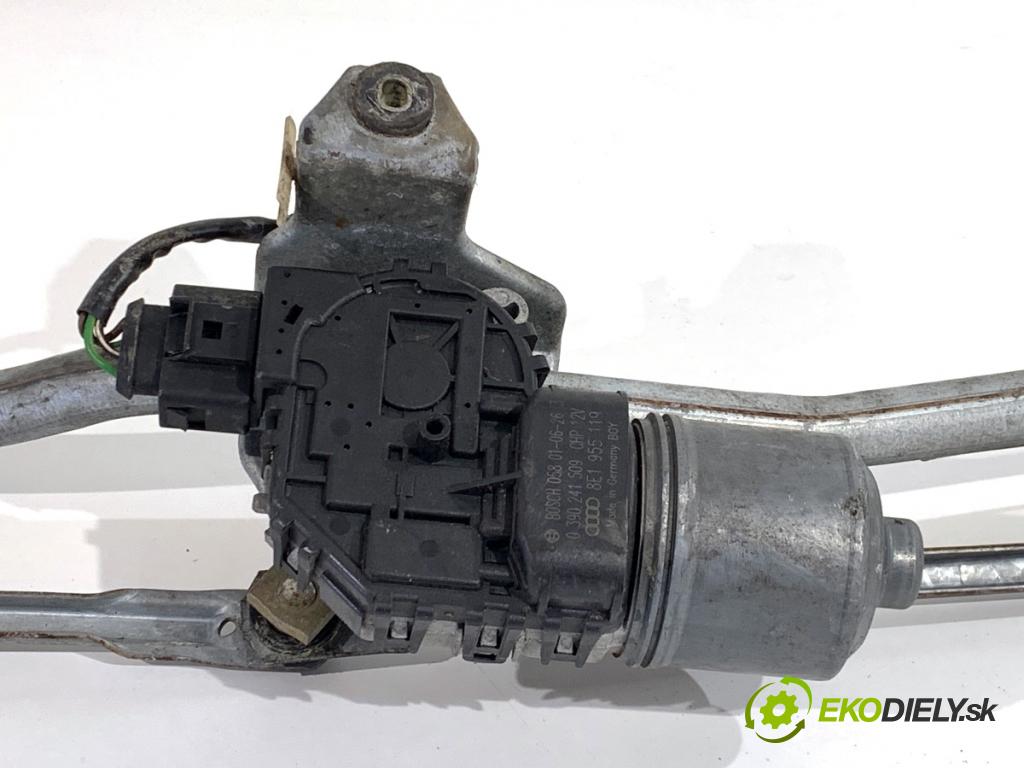 AUDI A4 B6 Kombi 2003 74 kW 1.9 TDI 1896 Mechanizmus stieračov predný 8E1955023A (Motorček stieračov predný)