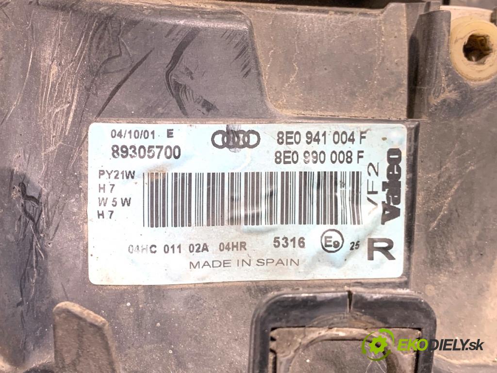 AUDI A4 B6 Kombi 2003 74 kW 1.9 TDI 1896 Svetlomet pravy predný 8E0941004F