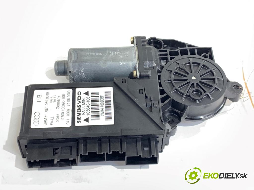 AUDI A4 B6 sedan 2003 96 kW 1.9 TDI 1896 Motor sťahovania okna ľavy predný 8E1959801B