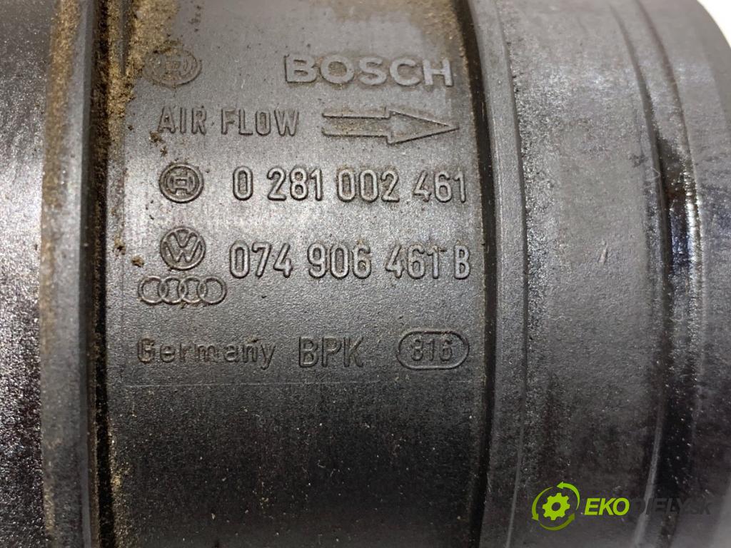 AUDI A4 B6 sedan 2003 96 kW 1.9 TDI 1896 váha vzduchu 074906461B (Snímač hmotnosti vzduchu)