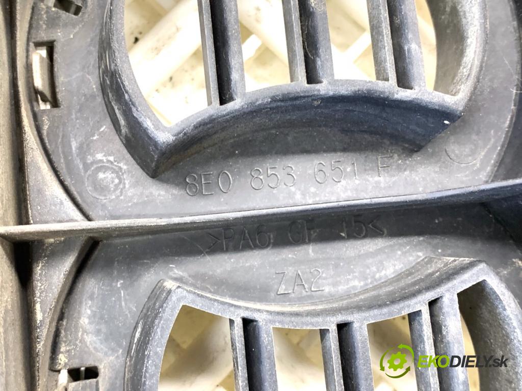 AUDI A4 B6 sedan 2003 96 kW 1.9 TDI 1896 Mriežka maska 8E0853651F (Mriežka predná (maska chladiča))