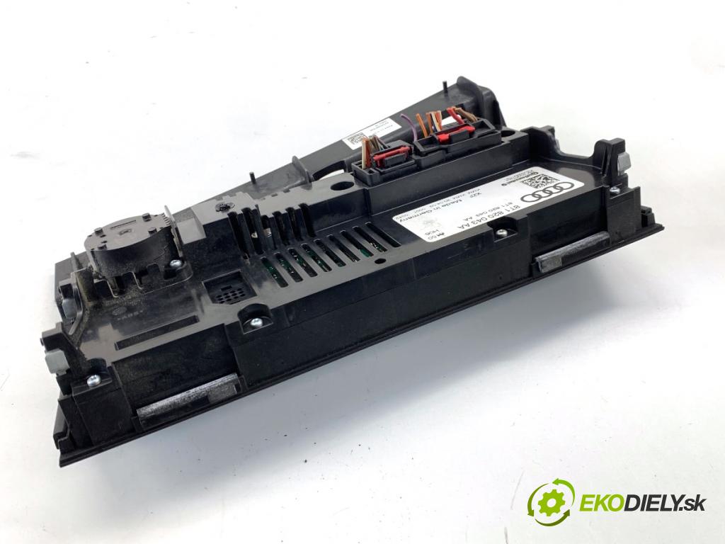 AUDI A4 B8 Kombi 2009 118 kW 1.8 TFSI 1798 Panel ovládania kúrenia 8T1820043AA (Prepínacie páčky pod volantom)