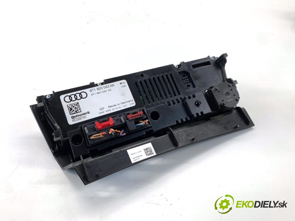 AUDI A4 B8 Kombi 2009 118 kW 1.8 TFSI 1798 Panel ovládania kúrenia 8T1820043AA (Prepínacie páčky pod volantom)