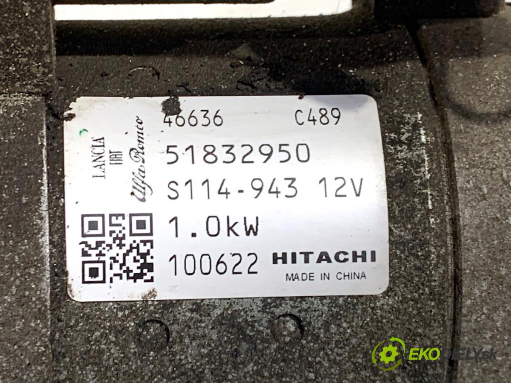 FIAT PANDA II liftback 2010 40 kW 1.1 (169.AXA1A) 1108 Štartér 51832950 (Štartér)