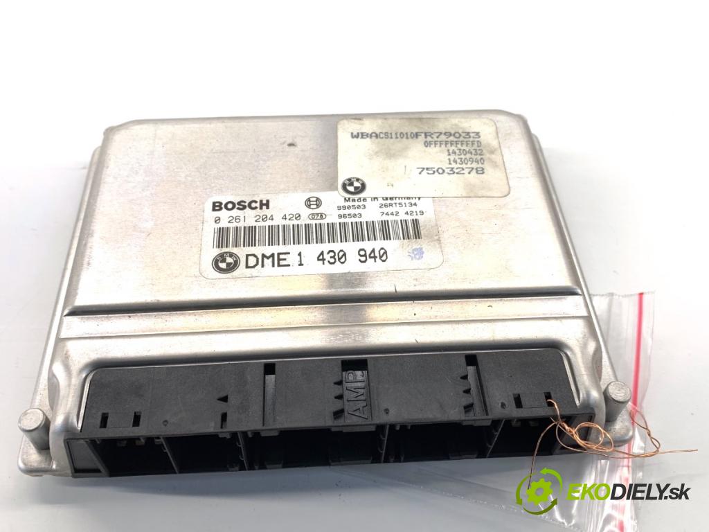 BMW E36 liftback 1999 77 kW 316 i 1895 řídící jednotka motora 1430940 (Řídicí jednotka)