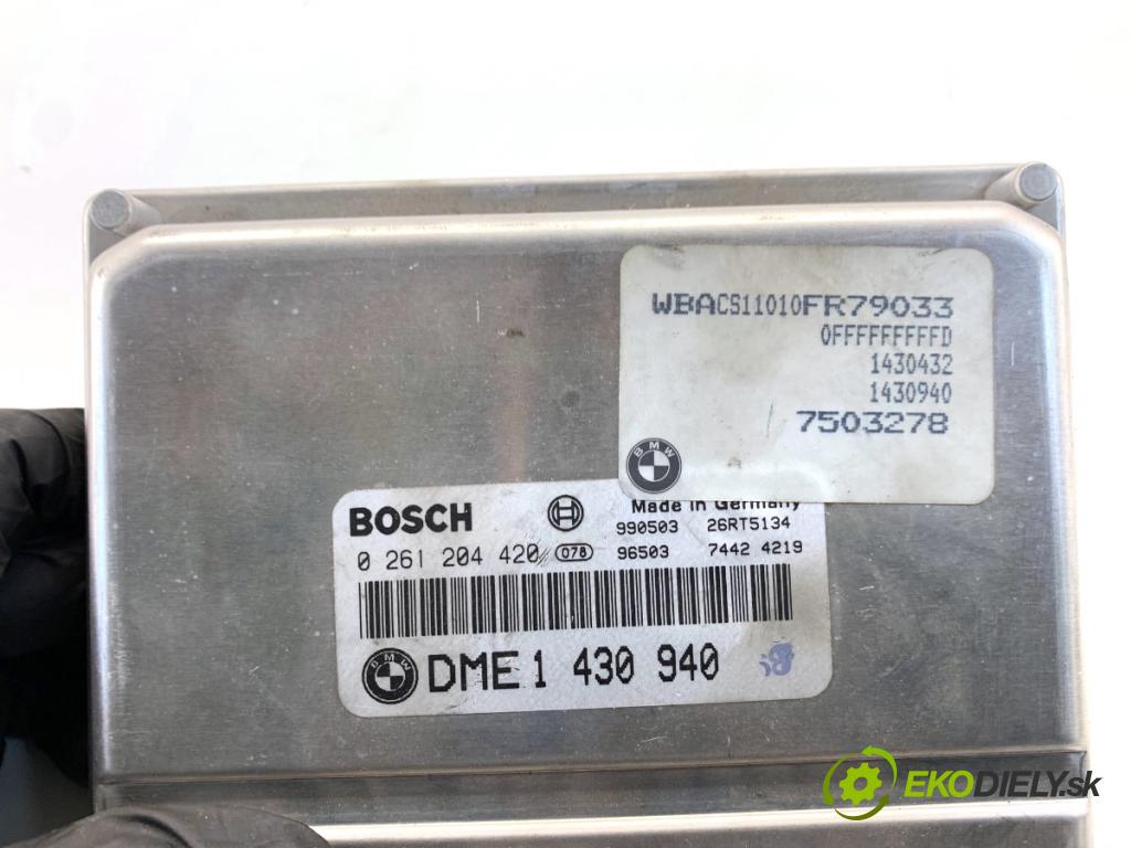 BMW E36 liftback 1999 77 kW 316 i 1895 řídící jednotka motora 1430940 (Řídicí jednotka)