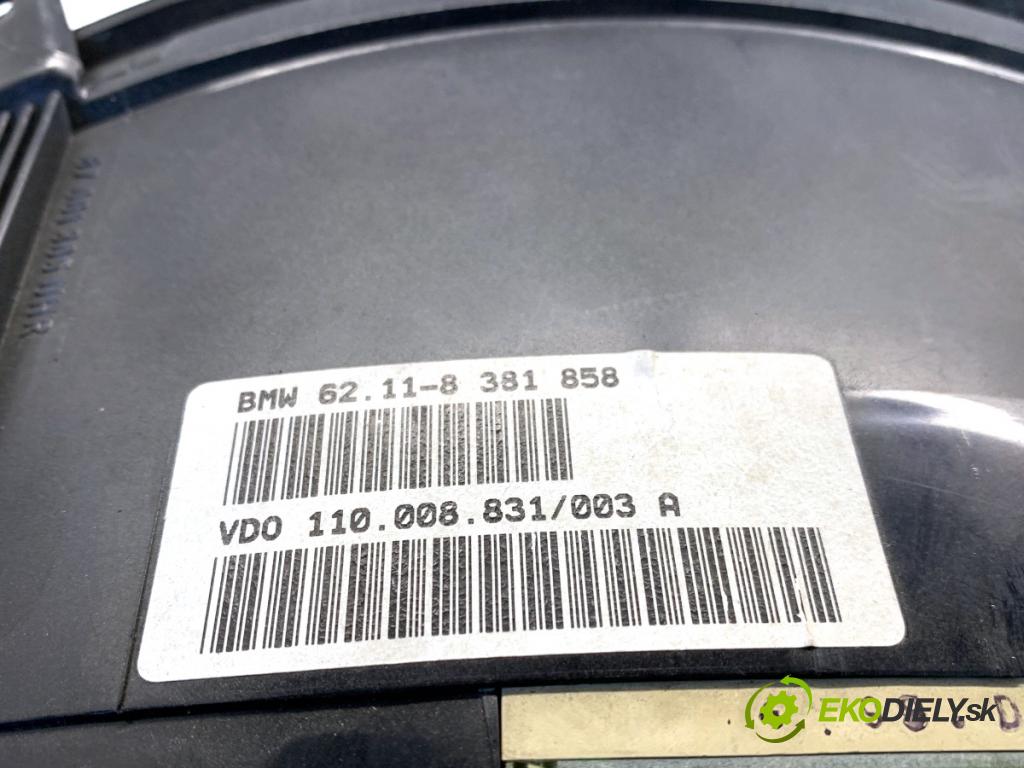 BMW E36 liftback 1999 77 kW 316 i 1895 prístrojovka 8381858 (Přístrojová deska)