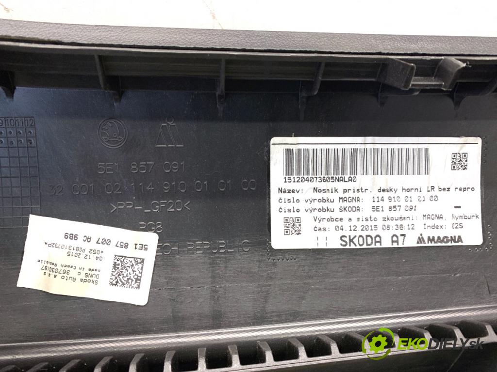 SKODA OCTAVIA III Kombi 2015 110 kW 2.0 TDI 1968 Palubná doska 5E1857091 (Palubná doska)