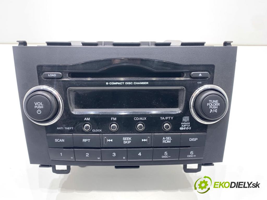 HONDA CR-V III SUV 2009 103 kW 2.2 i-CTDi 4WD (RE6) 2204 RADIO 39100-SWA-G203 (Audio zařízení)