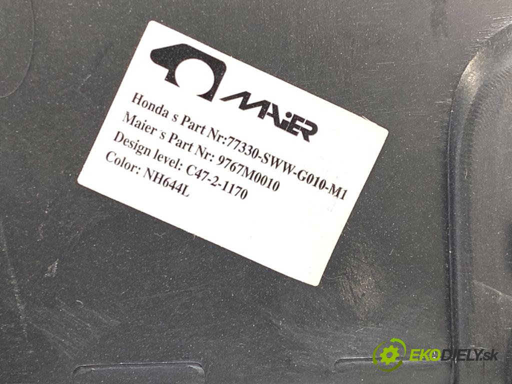 HONDA CR-V III SUV 2009 103 kW 2.2 i-CTDi 4WD (RE6) 2204 přihrádka kastlík spolujezdce horní 77330-SWW-G010-M1