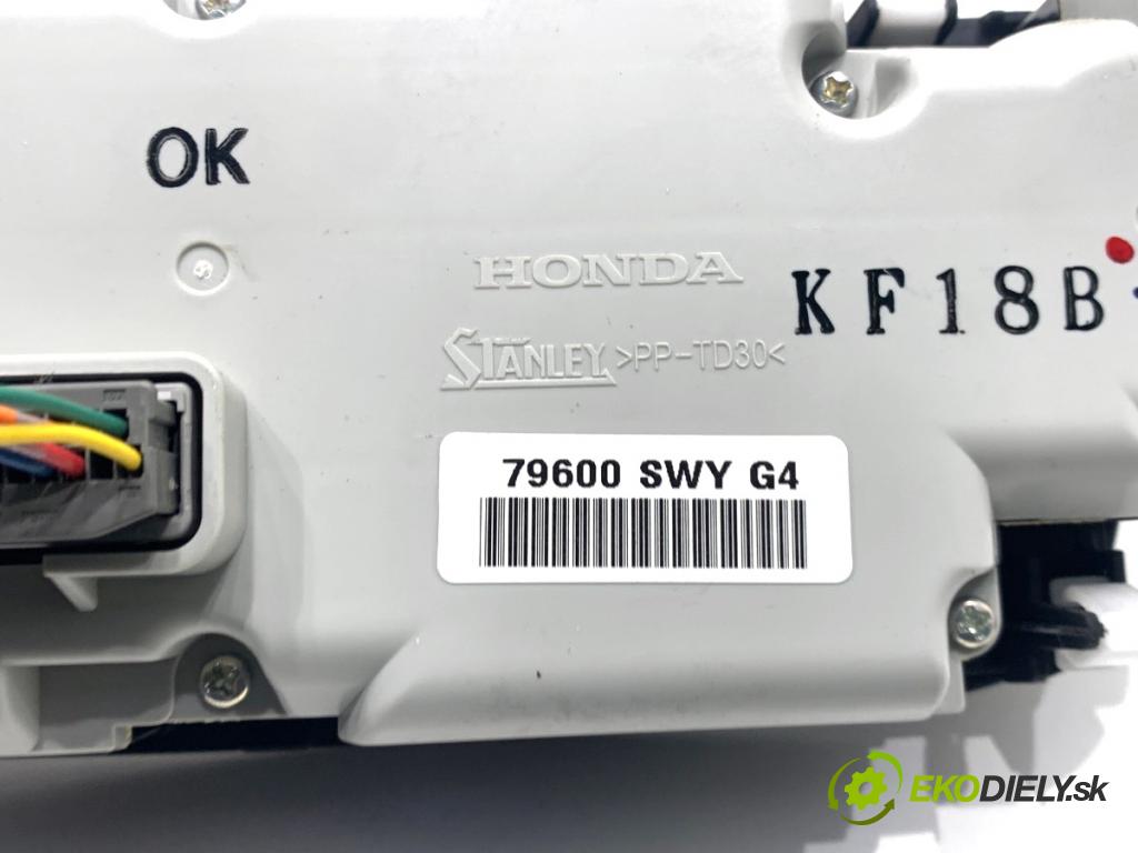 HONDA CR-V III SUV 2009 103 kW 2.2 i-CTDi 4WD (RE6) 2204 Panel ovládaní topení 79600SWYG4 (Páčky pod volantem)