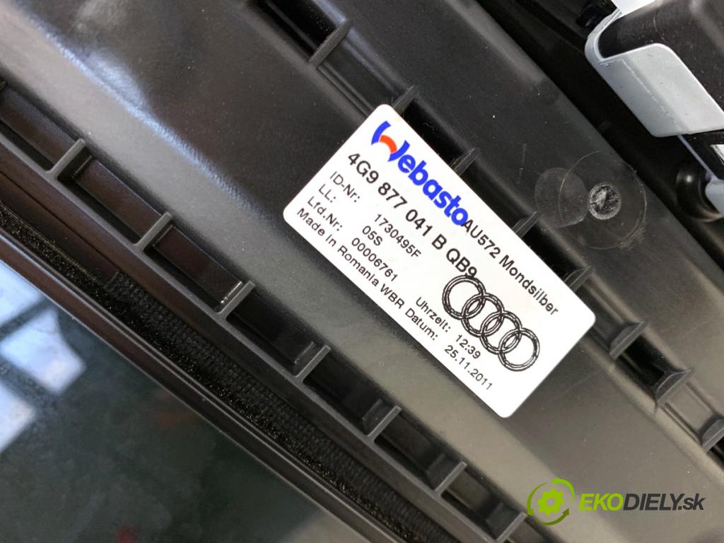 AUDI A6 C7 Kombi 2012 120 kW 2.0 TDI 1968 střešní okno PANORÁMA 4G9877041B