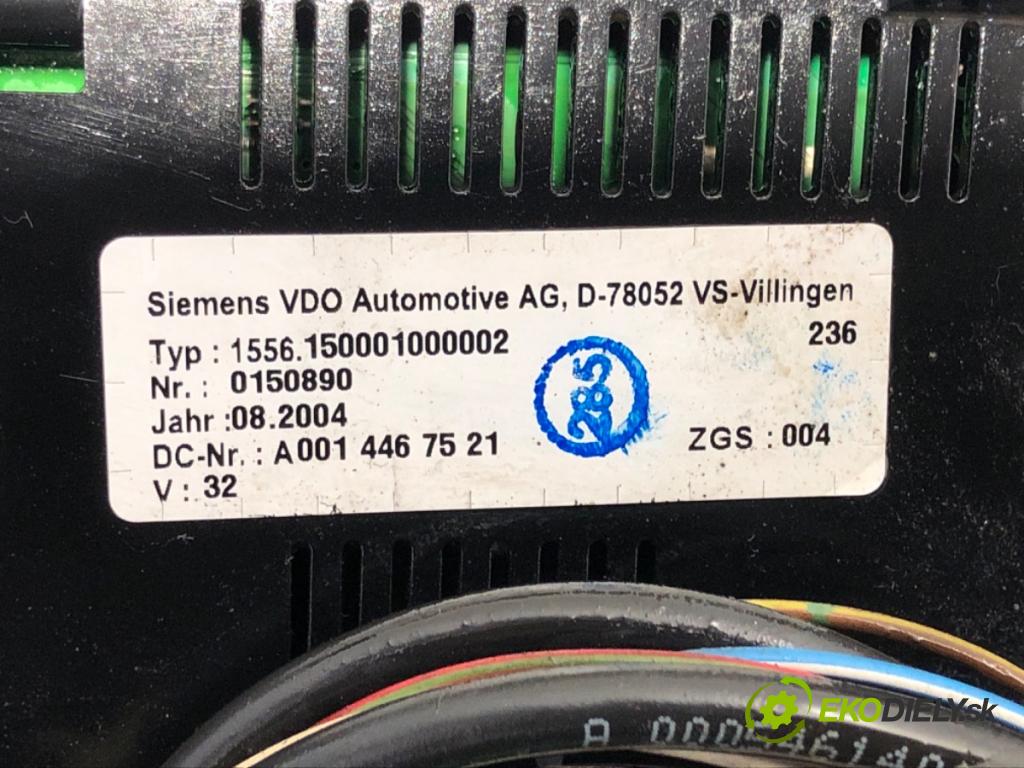 MERCEDES-BENZ ATEGO 2 Platforma / podwozie 2005 112115 kW 1215, 1215 L, 1216, 1216 L 112115 kW [152156 KM] olej napędowy 2004 - 2022 4249 Prístrojovka A0014467521 (Prístrojová doska)