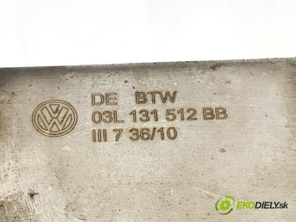 VW PASSAT B7 Kombi 2011 125 kW 2.0 TDI 1968 ventil EGR CHLADIČ: 03L131512BB
