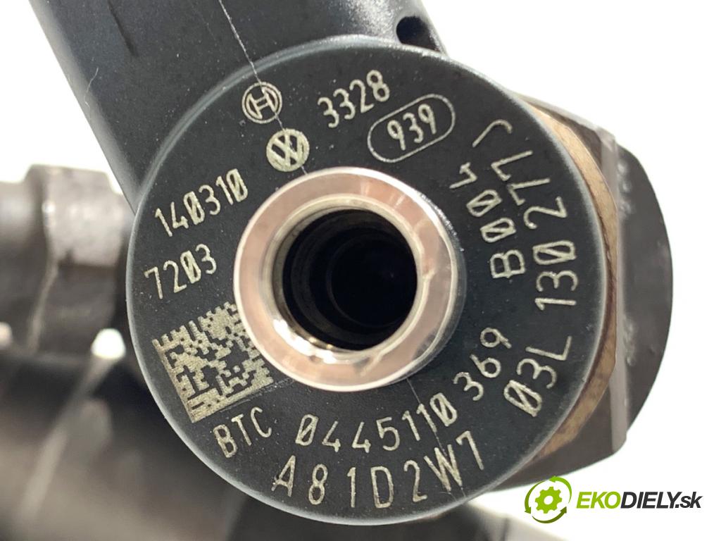 VW PASSAT B7 Kombi 2011 125 kW 2.0 TDI 1968 Vstrekovacie ventily 03L130277J 0445110369