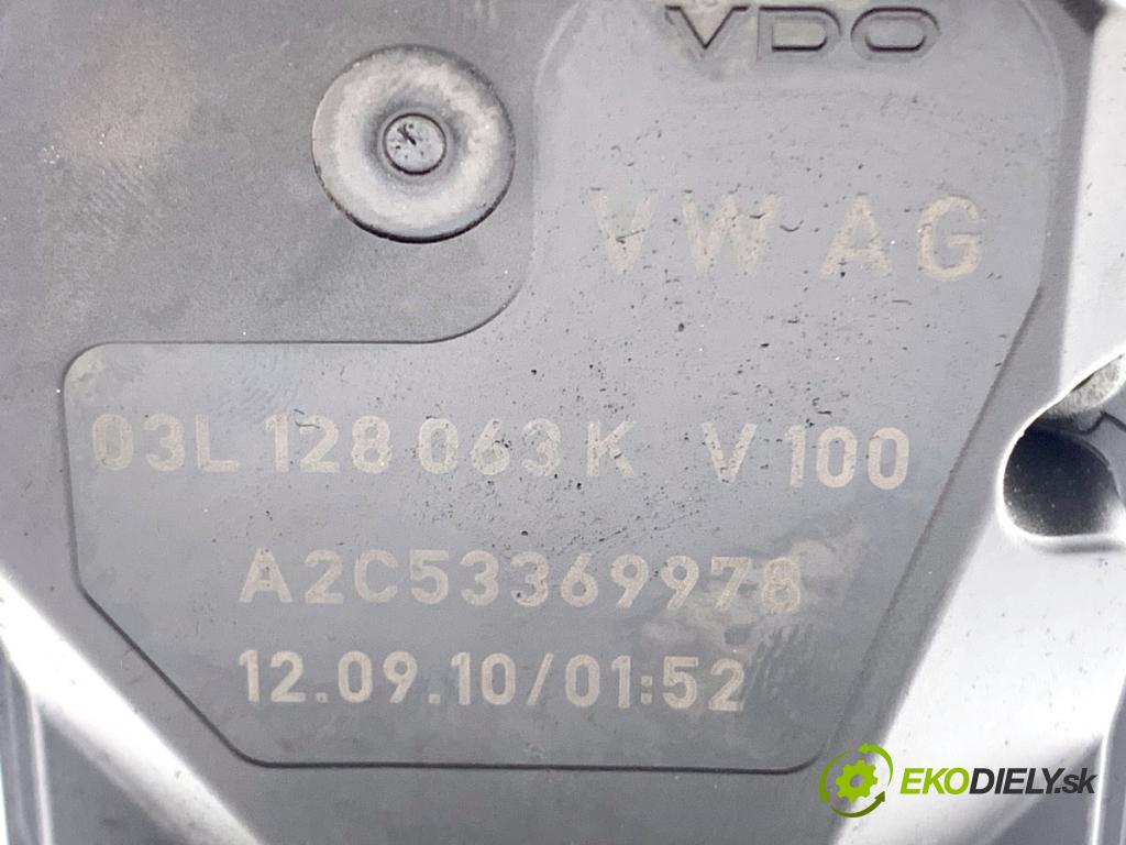 VW PASSAT B7 Kombi 2011 125 kW 2.0 TDI 1968 Škrtiaca klapka 03L128063K (Škrtiaca klapka)
