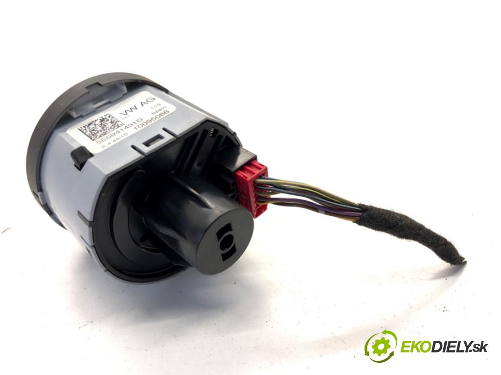 SKODA OCTAVIA III Kombi 2015 110 kW 2.0 TDI 1968 Spínač svetiel 5E0941431D