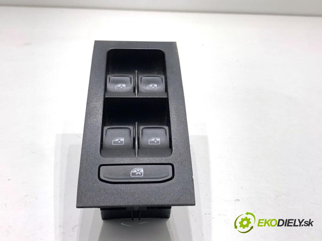 SKODA OCTAVIA III Kombi 2015 110 kW 2.0 TDI 1968 Prepínač okien 5E0959857A (Prepínacie páčky pod volantom)