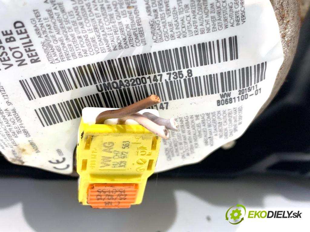 SKODA OCTAVIA III Kombi 2015 110 kW 2.0 TDI 1968 AirBag spolujazdca 8V0880204E (Airbag)