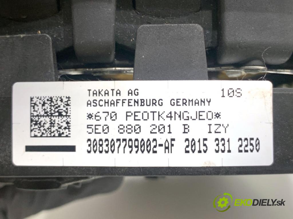 SKODA OCTAVIA III Kombi 2015 110 kW 2.0 TDI 1968 AirBag volantu 5E0880201B (Airbag)