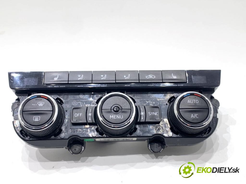SKODA OCTAVIA III Kombi 2015 110 kW 2.0 TDI 1968 Panel ovládania kúrenia 5E0907044R (Prepínacie páčky pod volantom)