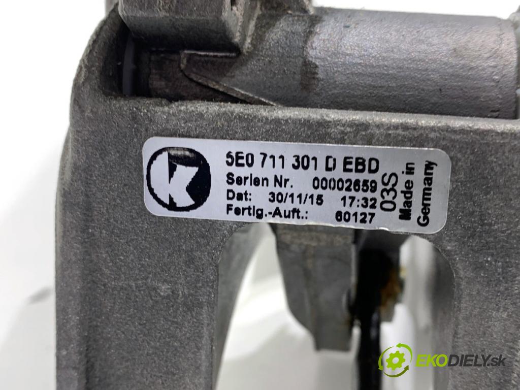 SKODA OCTAVIA III Kombi 2015 110 kW 2.0 TDI 1968 Kulisa brzdy ručnej brzdy 5E0711301D