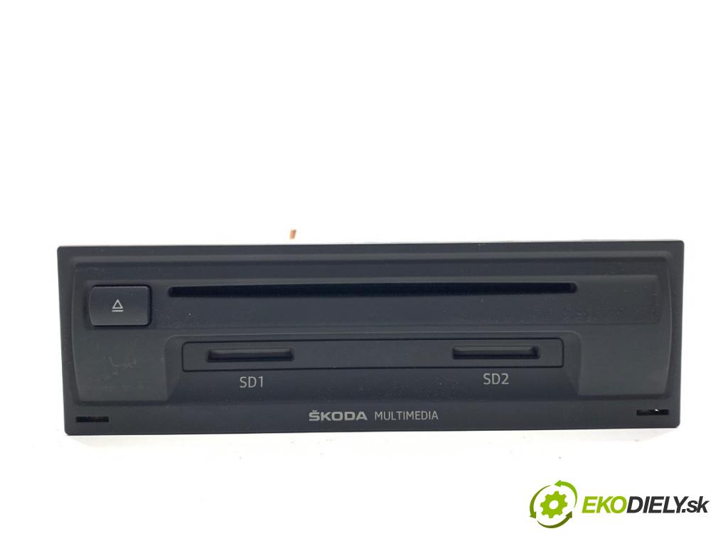 SKODA OCTAVIA III Kombi 2015 110 kW 2.0 TDI 1968 čítač navigácie 3V0035043B (Elektrosúčasti ostatné)