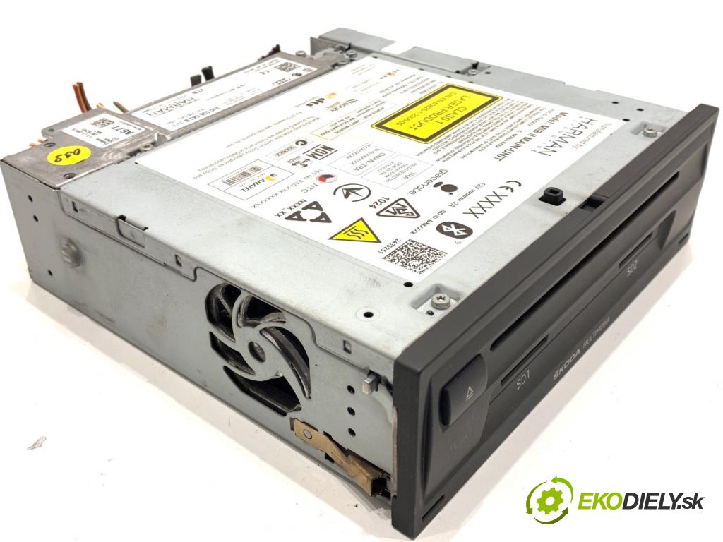 SKODA OCTAVIA III Kombi 2015 110 kW 2.0 TDI 1968 čítač navigácie 3V0035043B (Elektrosúčasti ostatné)