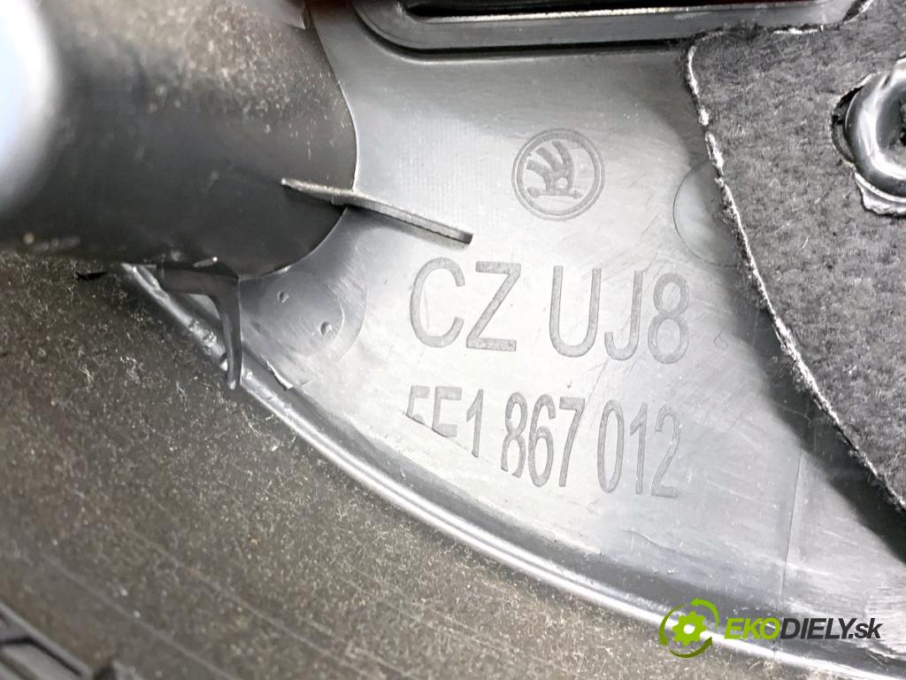 SKODA OCTAVIA III Kombi 2015 110 kW 2.0 TDI 1968 čalúnenie Dvere pravy predný