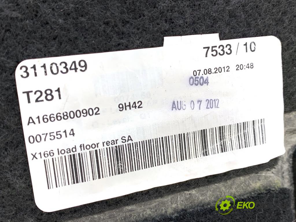 MERCEDES-BENZ KLASA GL SUV 2012 190 kW GL 350 CDI / BlueTec 4-matic (166.823, 166.824) 2987 KRYTINA: kufra A1666800046