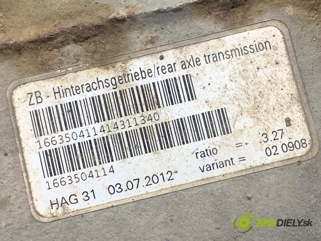 MERCEDES-BENZ KLASA GL SUV 2012 190 kW GL 350 CDI / BlueTec 4-matic (166.823, 166.824) 2987 Most ,diferenciál zad 1663504114