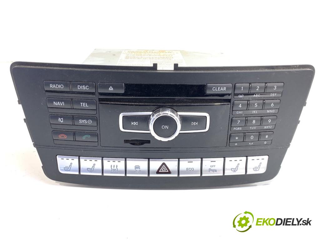 MERCEDES-BENZ KLASA GL SUV 2012 190 kW GL 350 CDI / BlueTec 4-matic (166.823, 166.824) 2987 RADIO A1669005408 (Audio zařízení)