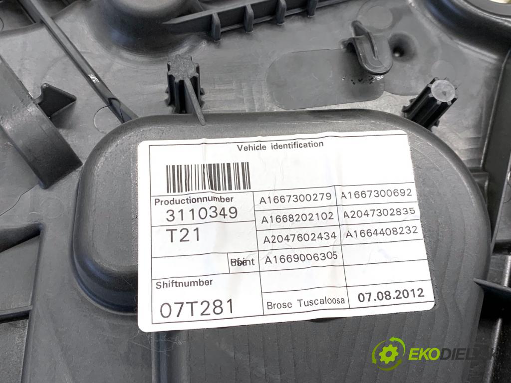 MERCEDES-BENZ KLASA GL SUV 2012 190 kW GL 350 CDI / BlueTec 4-matic (166.823, 166.824) 2987 mechanismus okna pravý zadní část