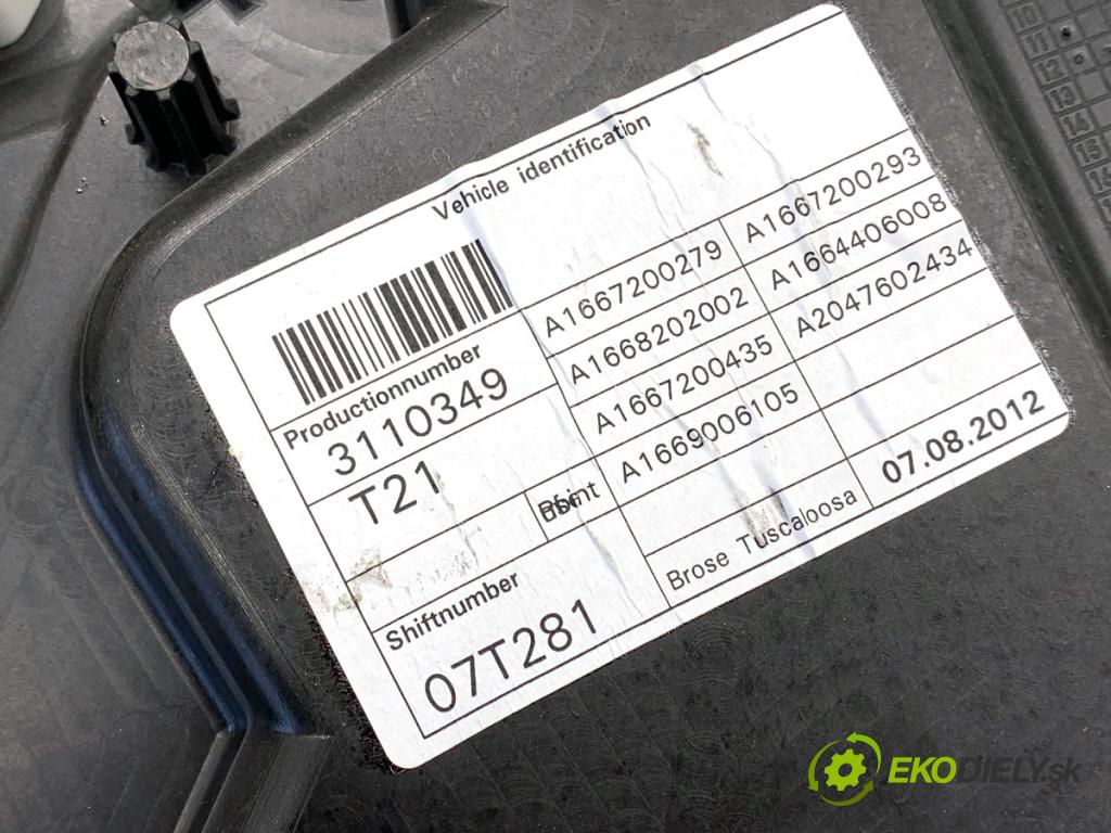 MERCEDES-BENZ KLASA GL SUV 2012 190 kW GL 350 CDI / BlueTec 4-matic (166.823, 166.824) 2987 mechanismus okna pravý přední část